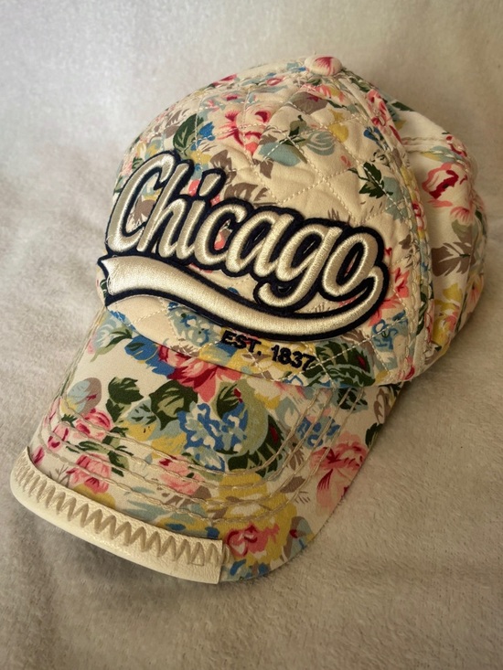 Robin Ruth Accessories - Chicago Floral Baseball Cap Robin Ruth Adjustable Strapback Hat